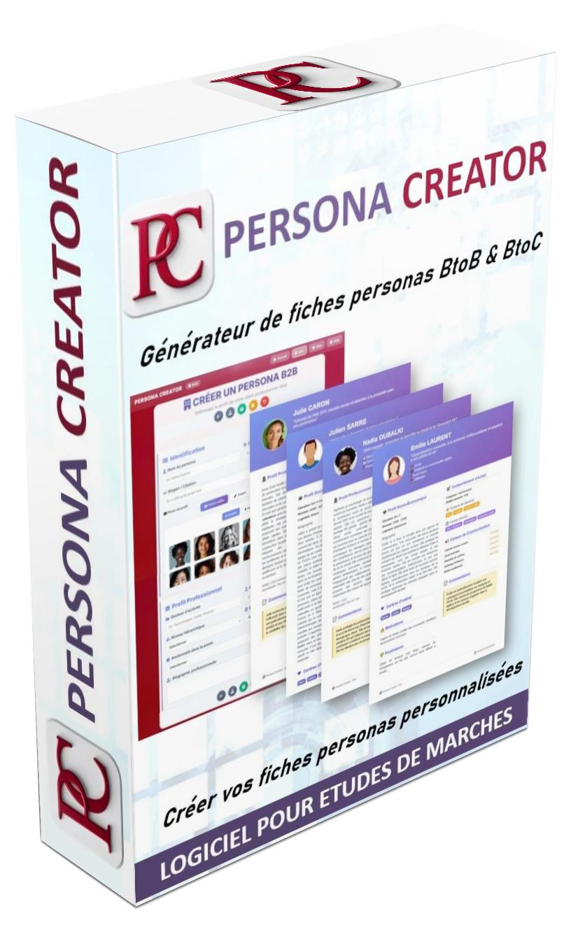 PERSONA CREATOR, création de fiches persona en BtoB et BtoC